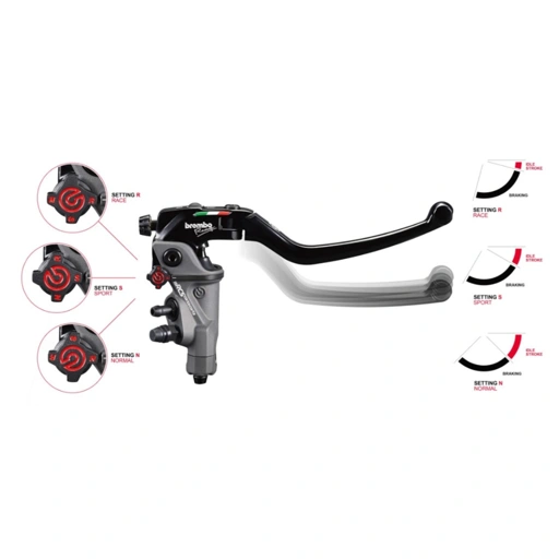 Image of Master Rem Brembo RCS 15 Kanan Corsa Corta Original Italy Brembo Universal