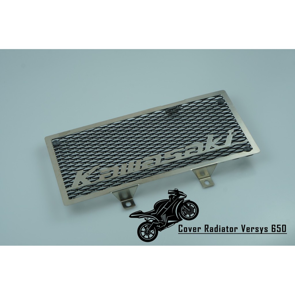 Cover Radiator Stainless Kawasaki Versys 650 Steinless
