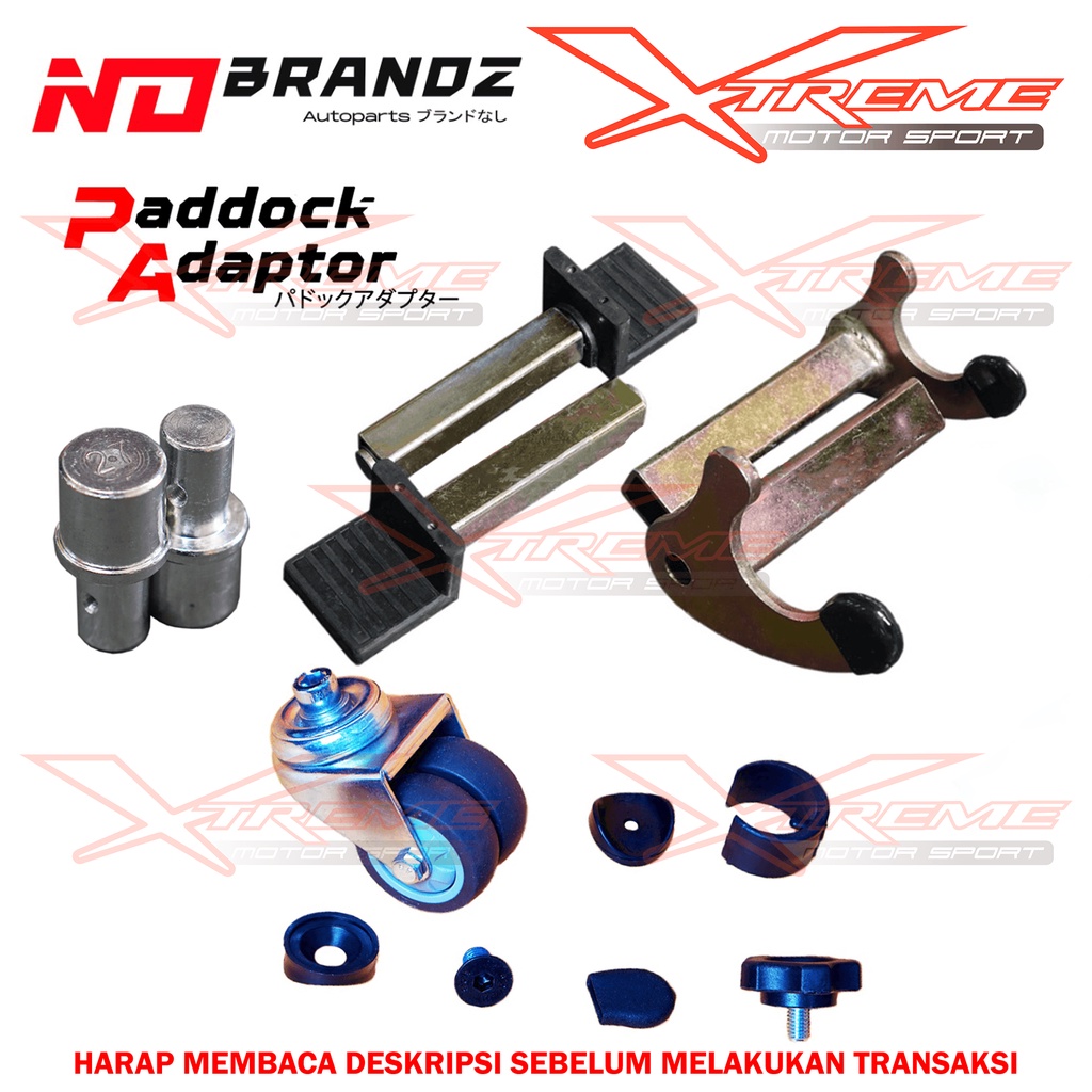 Sparepart Paddock Adaptor Depan Belakang Moving No Brandz