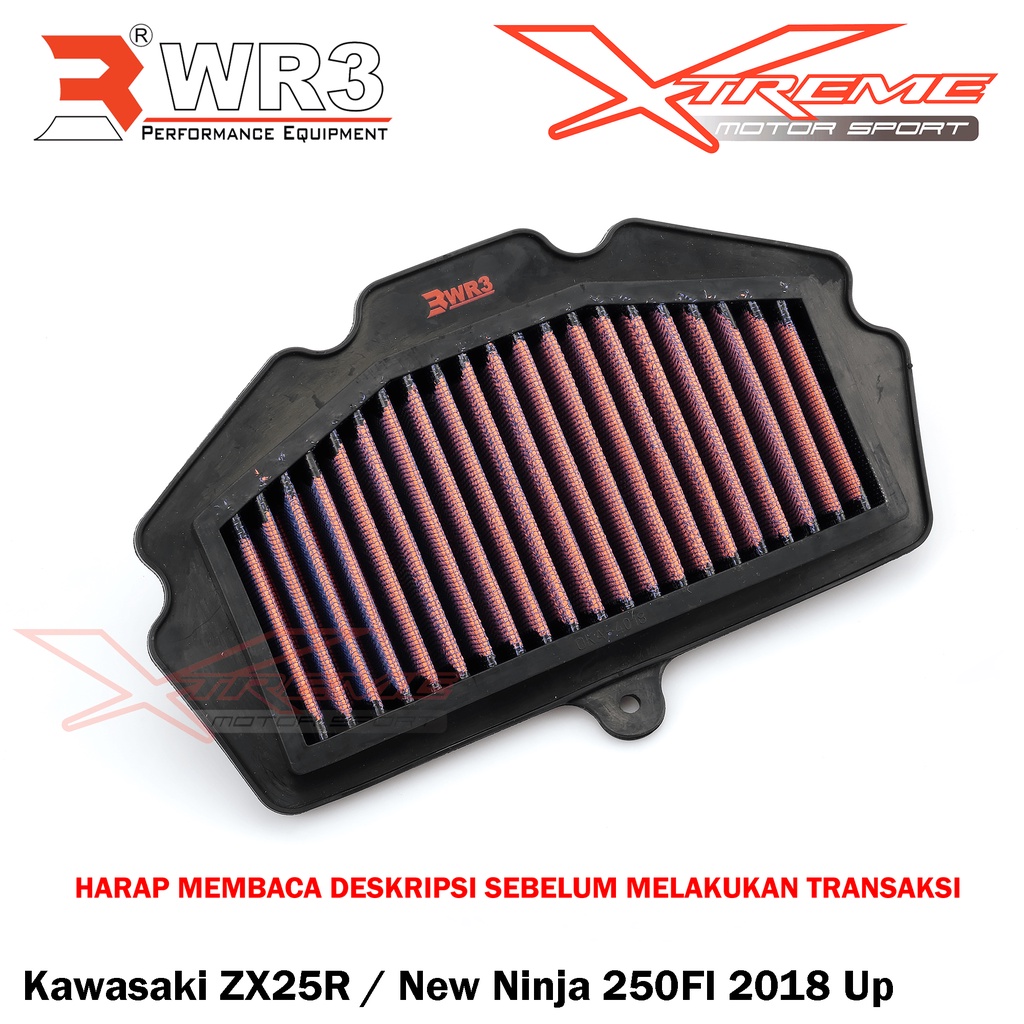 Air Filter Udara Racing WR3 New Ninja 250 Versys Vulcan 650 Z650 ZX25R