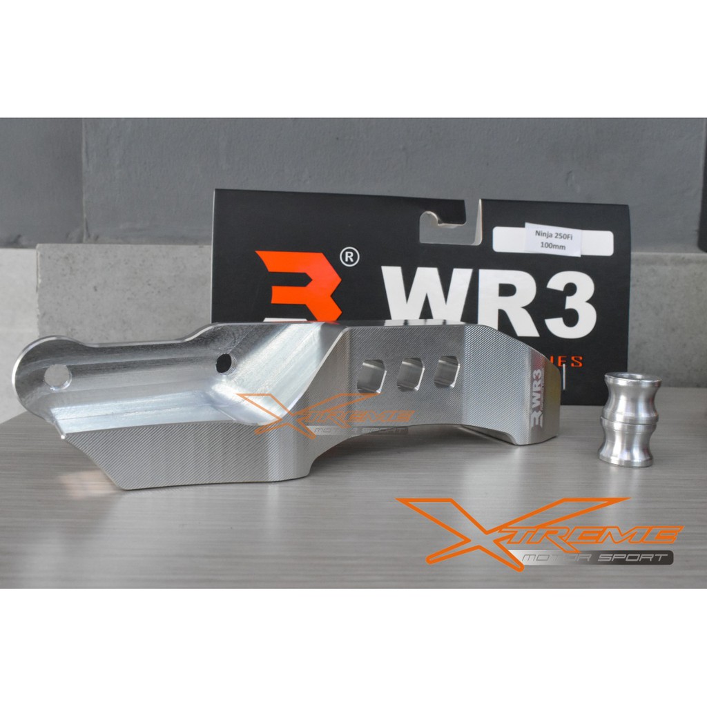 Kaliper Br3mbo M4 Radial Black Edition With Breket WR3 Ninja 250 FI OLD 100mm
