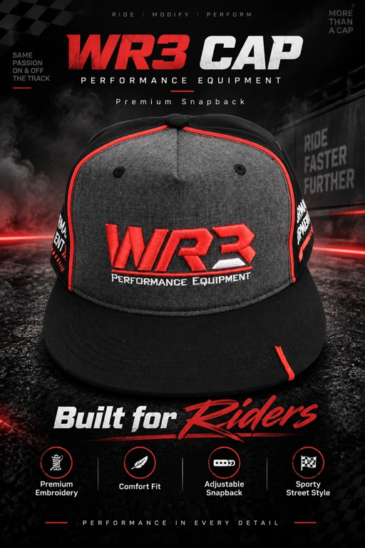Topi / Cap WR3 Premium Snapback Dewasa WR3 Official Merchandise