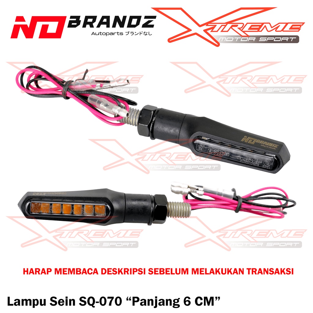 Lampu Sein Sen Sign LED Motor No Brandz Running Universal Semua Motor