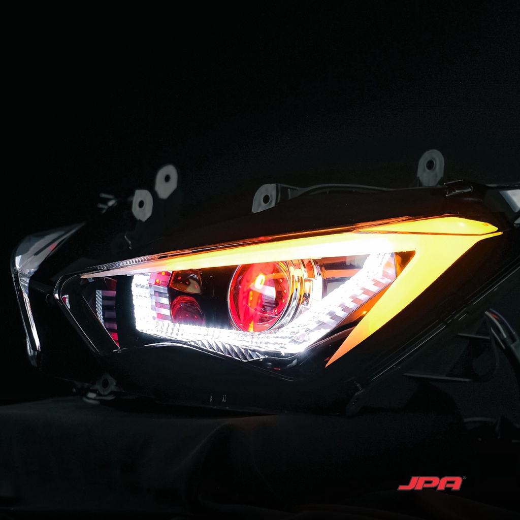 Headlamp Projector Projie Lampu Depan JPA Ninja New ZX6R ZX25R DRL LED