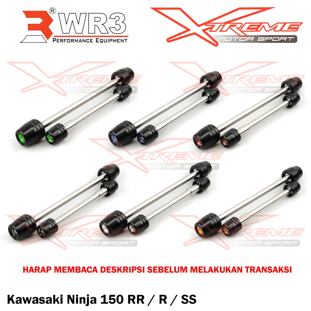 Axle Slider As Roda WR3 Kawasaki Ninja 150 RR / R / SS 150RR 150R 150SS