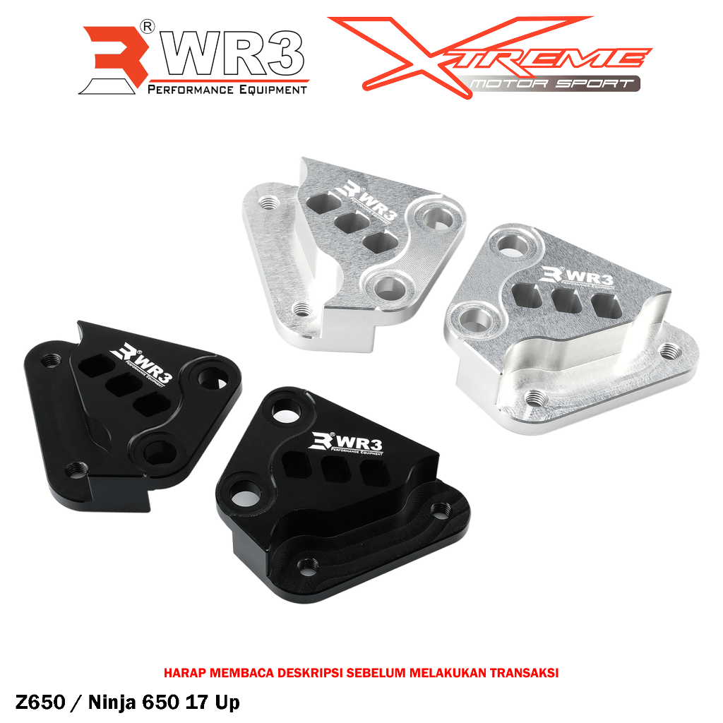 Breket Kaliper Depan WR3 For Untuk Kaliper Brembo 4P1P ER6 / Versys 650 / Z650 / Ninja 650