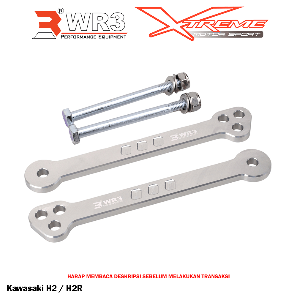 Lowring Lowering Kit / Penurun Shock WR3 Ninja 250 FI New 2018 / H2 / H2R / KLE 500 Adjustable