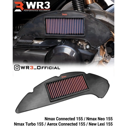 Image of Air Filter Udara Racing WR3 Nmax / Aerox 155 New 2020 / Nmax Turbo / Ninja 150RR