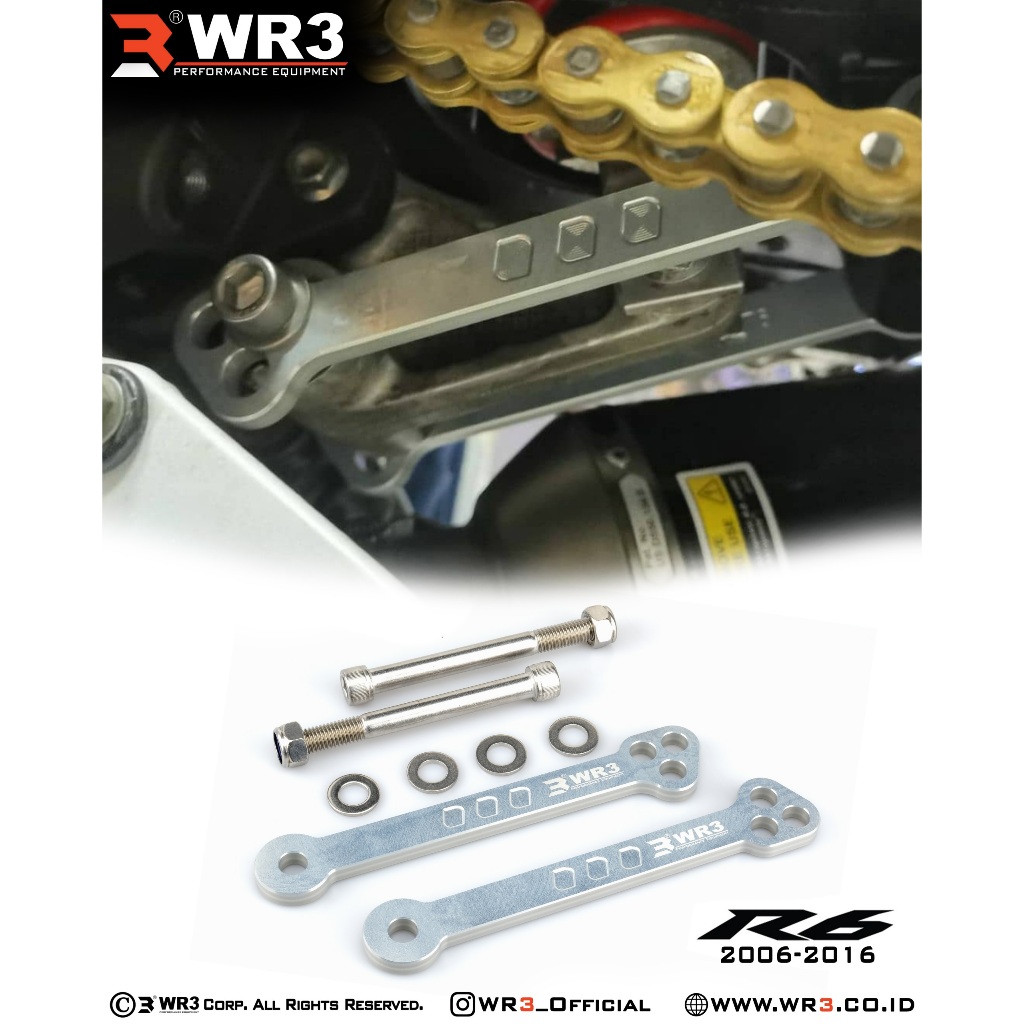 Lowring Lowering Kit WR3 Yamaha R6 2006 - 2016 Adjustable