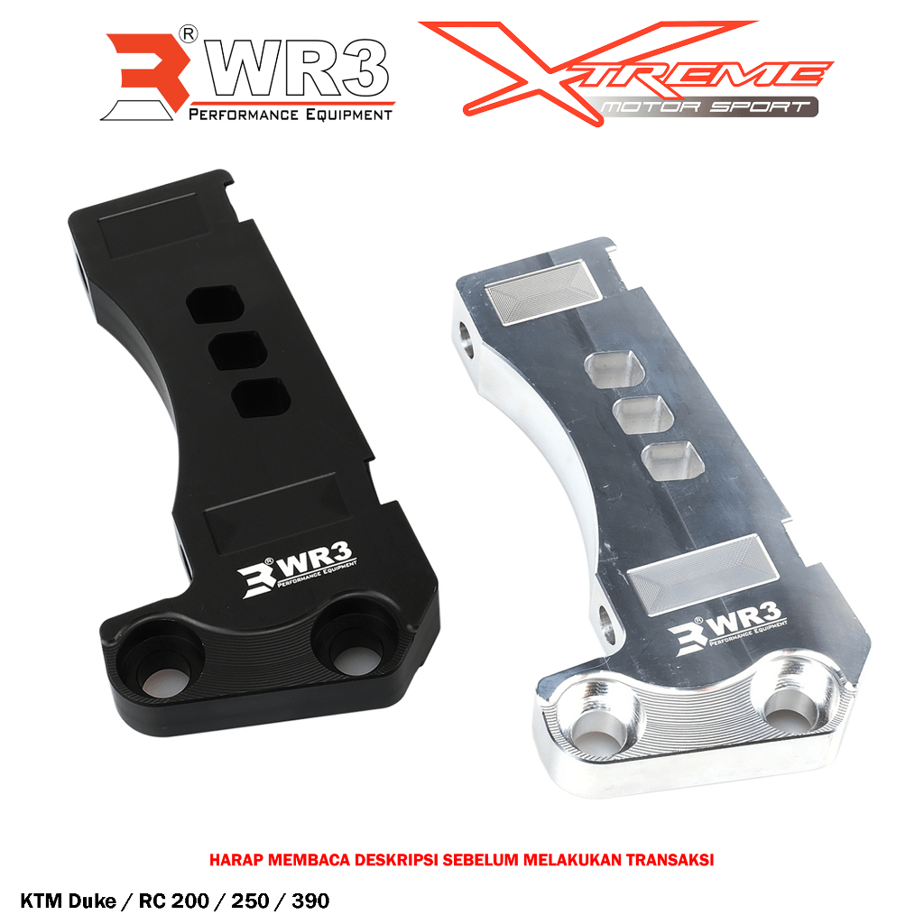 Breket Kaliper Depan WR3 For Untuk Kaliper Brembo 4P1P Forza 250 / CBR250RR ABS / Rebel 300 / KTM Duke / RC 200 / 250 / 390