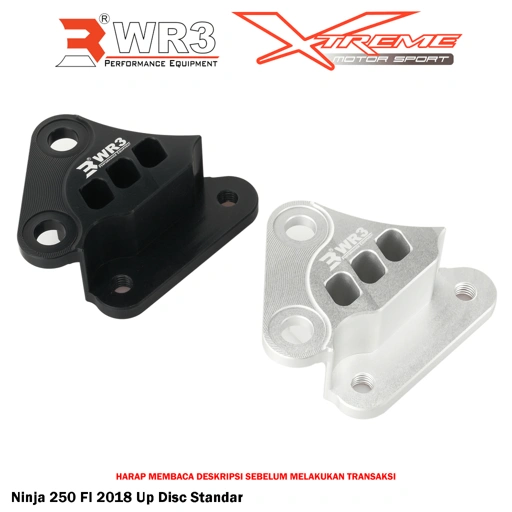 Image of Breket Kaliper Depan WR3 For Untuk Kaliper Brembo 4P1P Ninja 250 FI OLD / NEW / 250R / 250 SL / Z250