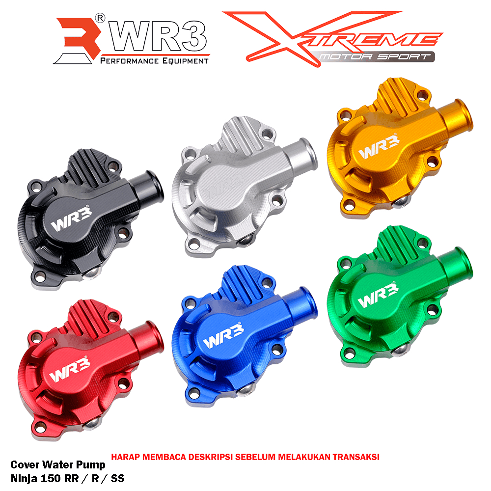 Cover Tutup Water Pump Waterpump WR3 Ninja 150RR 150 RR / Xmax 250