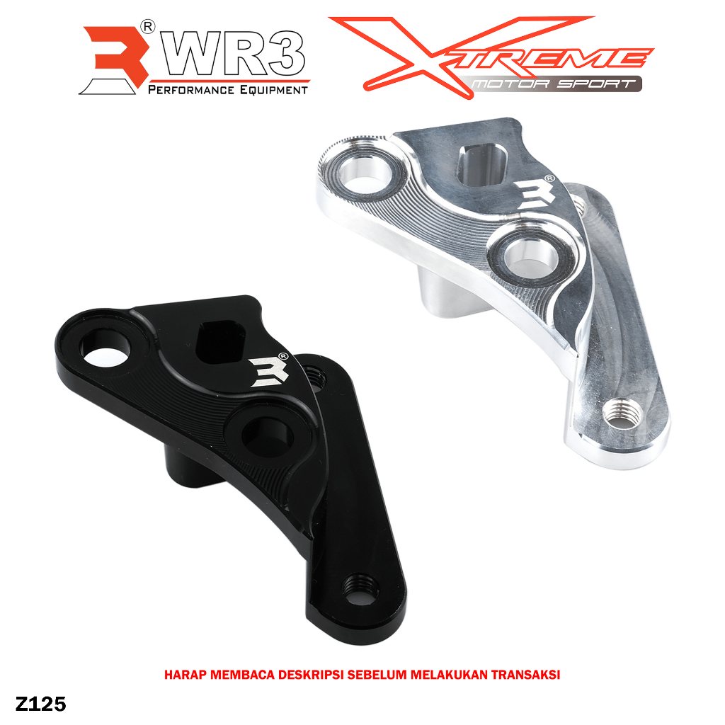 Breket Kaliper Depan WR3 For Untuk Kaliper Brembo 4P1P Ninja 150 RR R SS / Z125 / Vulcan 650 / Vstrom V-Strom 250 SX