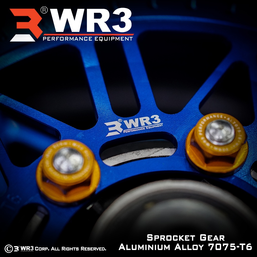 Mur Gear / Sprocket Nuts WR3 M10 10mm Universal R25 ZX25R Ninja CBR
