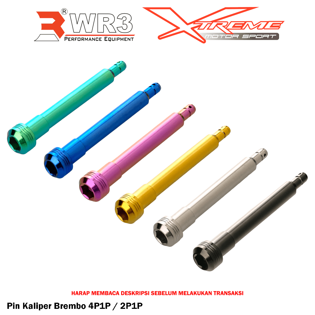 Pin Tojosan Titanium WR3 For Kaliper Brembo 4P1P 2P1P 4 2 Piston 1 Pin