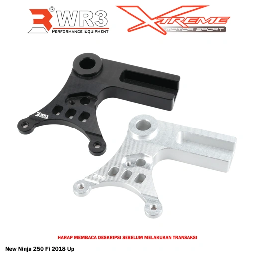 Image of Breket Kaliper Belakang WR3 For Untuk Kaliper Brembo 2P1P Ninja 250 Fi / Z250 / 150 RR R SS / ZX25R / Z125 / KTM Duke / RC 200 / 250 / 390 / Vstrom V-Strom 250 SX