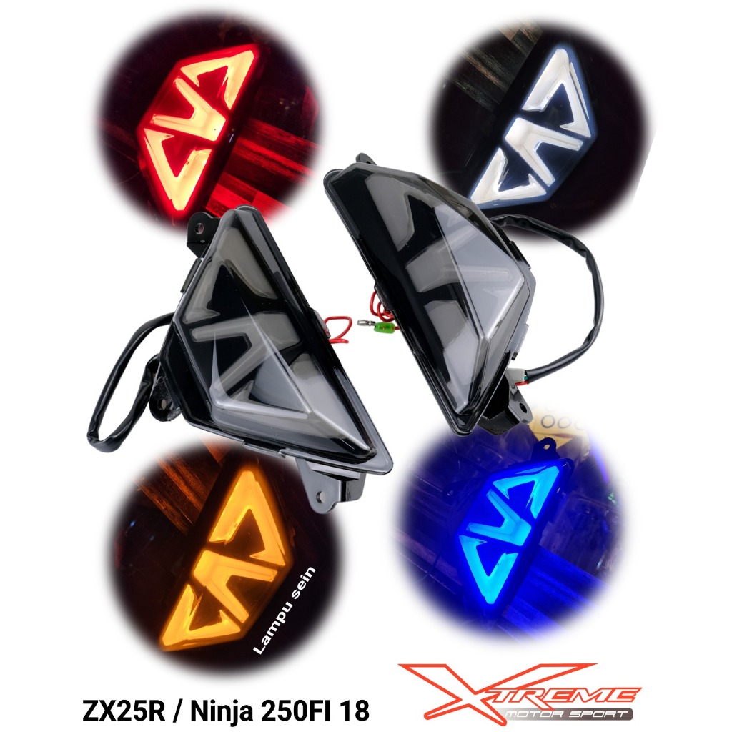 Lampu Sein Sen Depan Led JPA Kawasaki ZX25R / New Ninja 250 FI 2018
