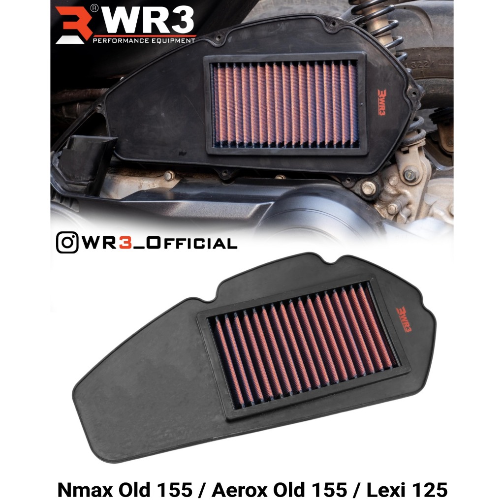 Air Filter Udara Racing WR3 R1 R6 R1M MT10 MT09 Aerox Nmax 155 OLD Lexi 125