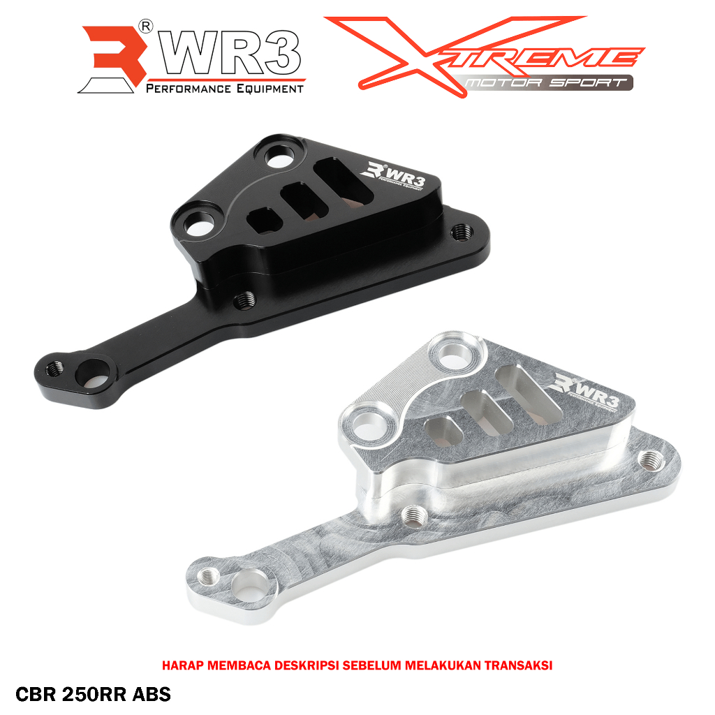 Breket Kaliper Depan WR3 For Untuk Kaliper Brembo 4P1P Forza 250 / CBR250RR ABS / Rebel 300 / KTM Duke / RC 200 / 250 / 390