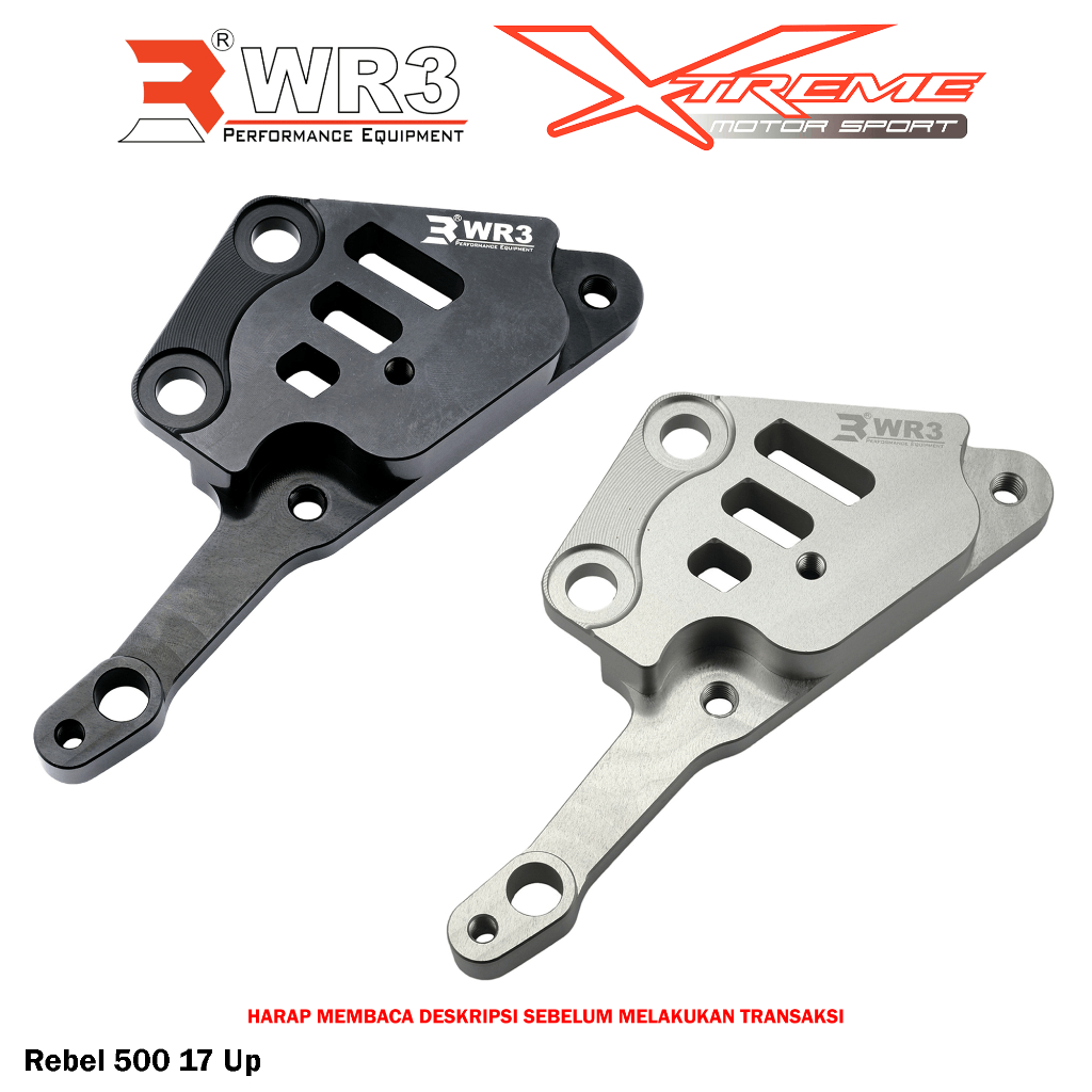 Breket Kaliper Depan WR3 For Untuk Kaliper Brembo 4P1P Forza 250 / CBR250RR ABS / Rebel 300 / KTM Duke / RC 200 / 250 / 390