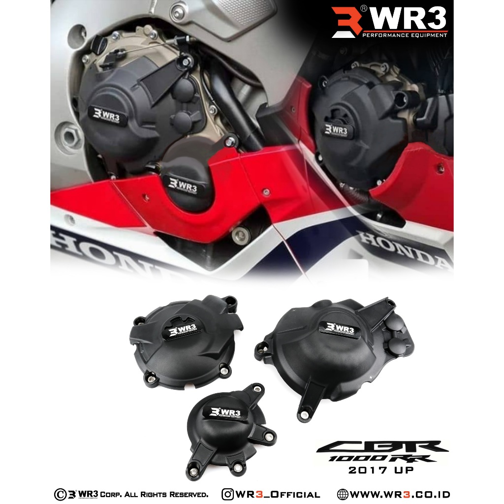 Cover Engine WR3 / Engine Guard CBR 1000 2017 UP