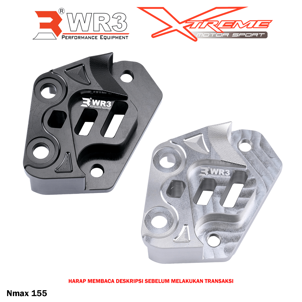 Breket Kaliper Depan WR3 For Untuk Kaliper Brembo 4P1P Aerox 155 / Nmax 155 / New 2020 / Turbo Disk Standar / 260mm