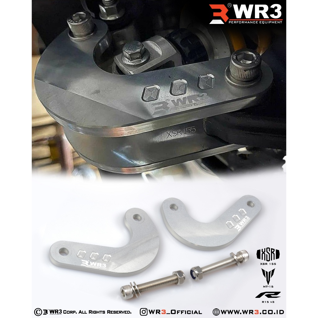 Lowring Lowering Kit WR3 Yamaha R15 / MT15 / XSR 155 / Xabre 150 Adjustable
