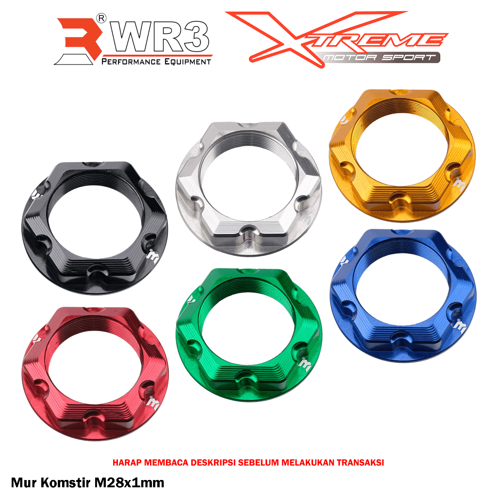 Mur Komstir WR3 ZX25R / ZX10R / ZX6R / R6 / R1 / GSX R 600 750 1000 / Ninja 250 Fi / CBR 250RR / 150R / NSR 150RR / 150SP