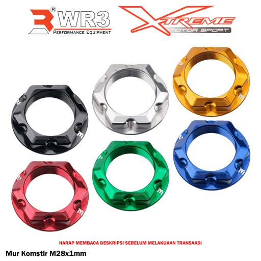 Image of Mur Komstir WR3 ZX25R / ZX10R / ZX6R / R6 / R1 / GSX R 600 750 1000 / Ninja 250 Fi / CBR 250RR / 150R / NSR 150RR / 150SP