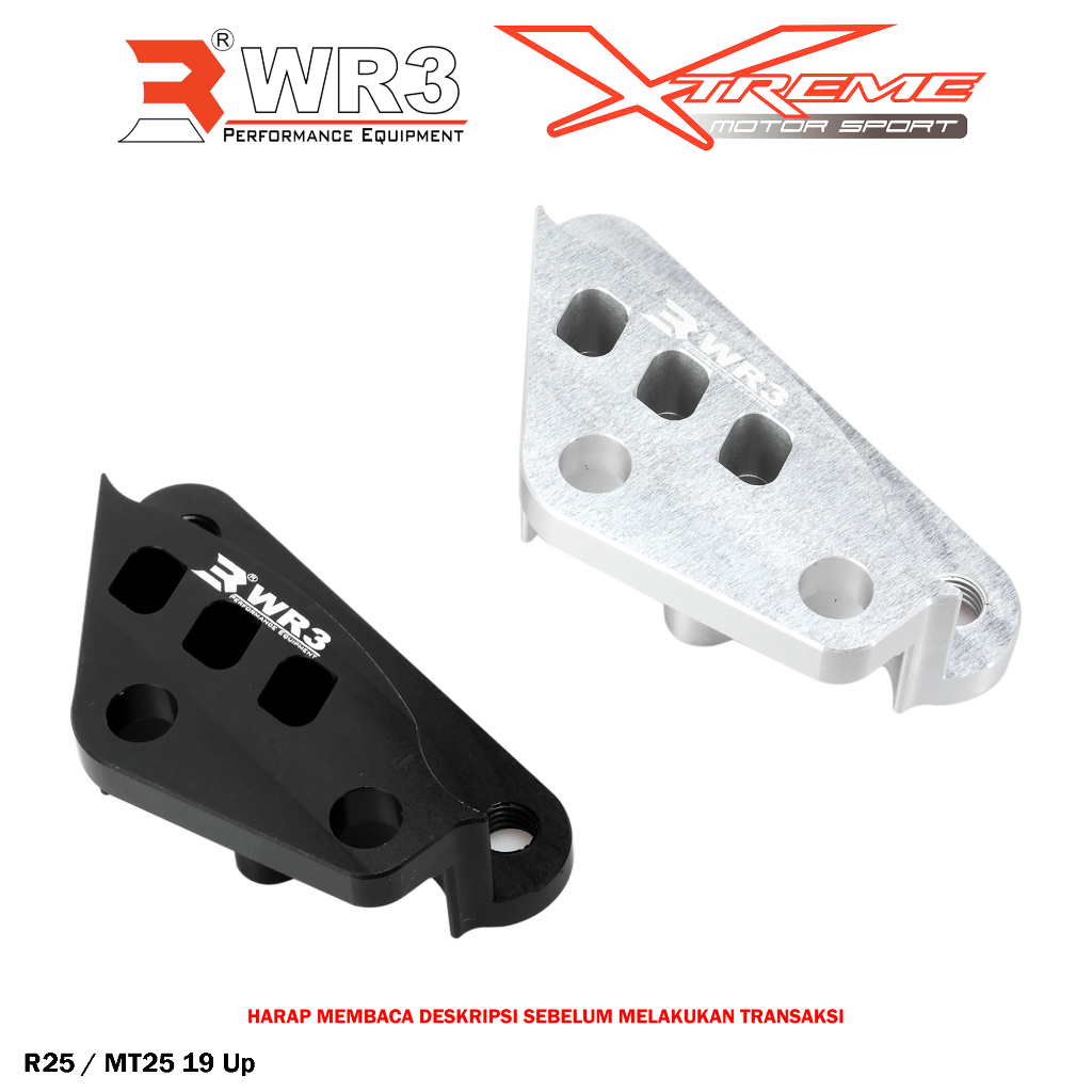 Breket Kaliper Depan WR3 For Untuk Kaliper Brembo 4P1P R25 / MT25 / R15 V3 / XSR 155 / MT15 / Xabre / Vixion R155
