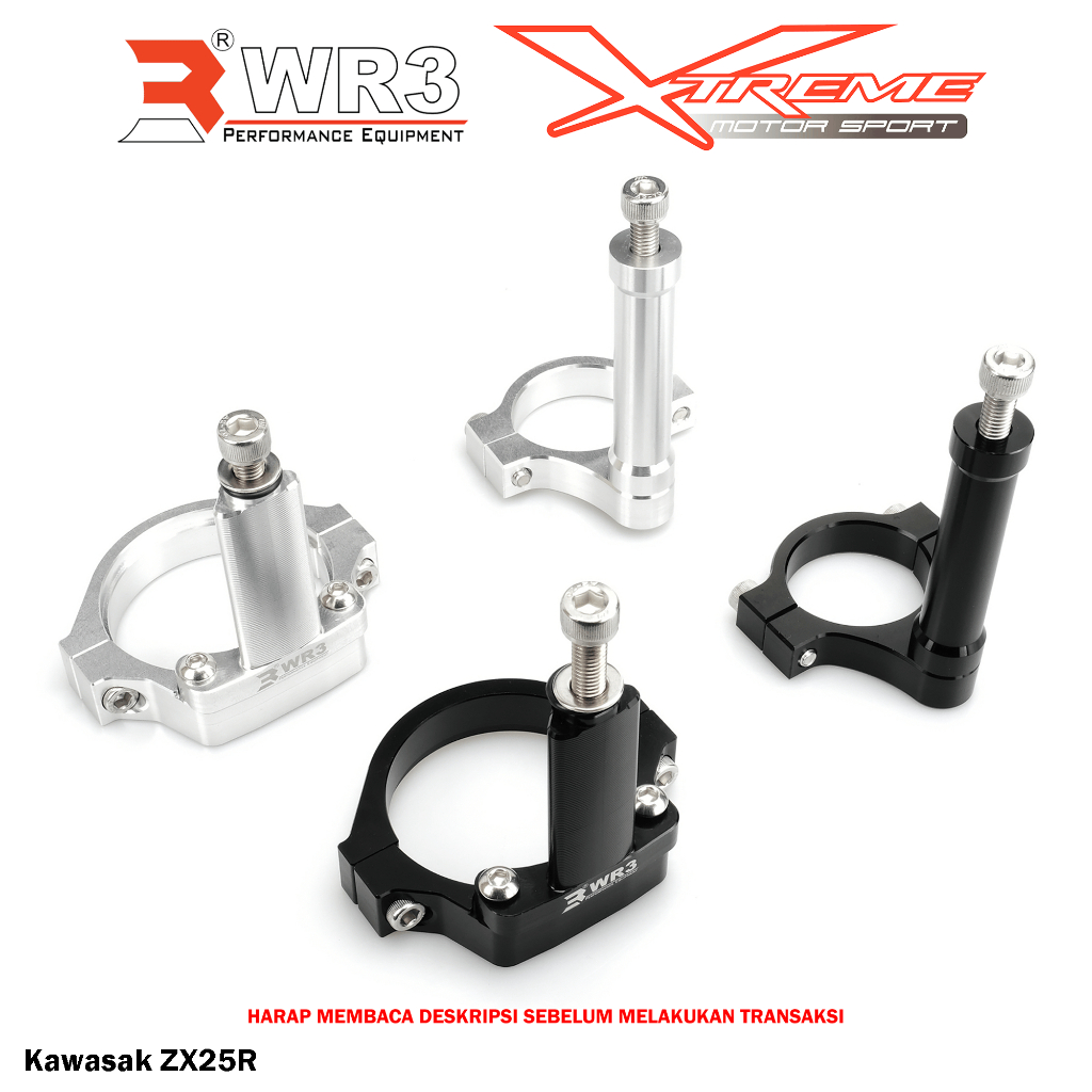 Breket Stabilizer Steering Damper WR3 ZX25R CBR 250RR Ninja 150 RR 150RR Xmax 250
