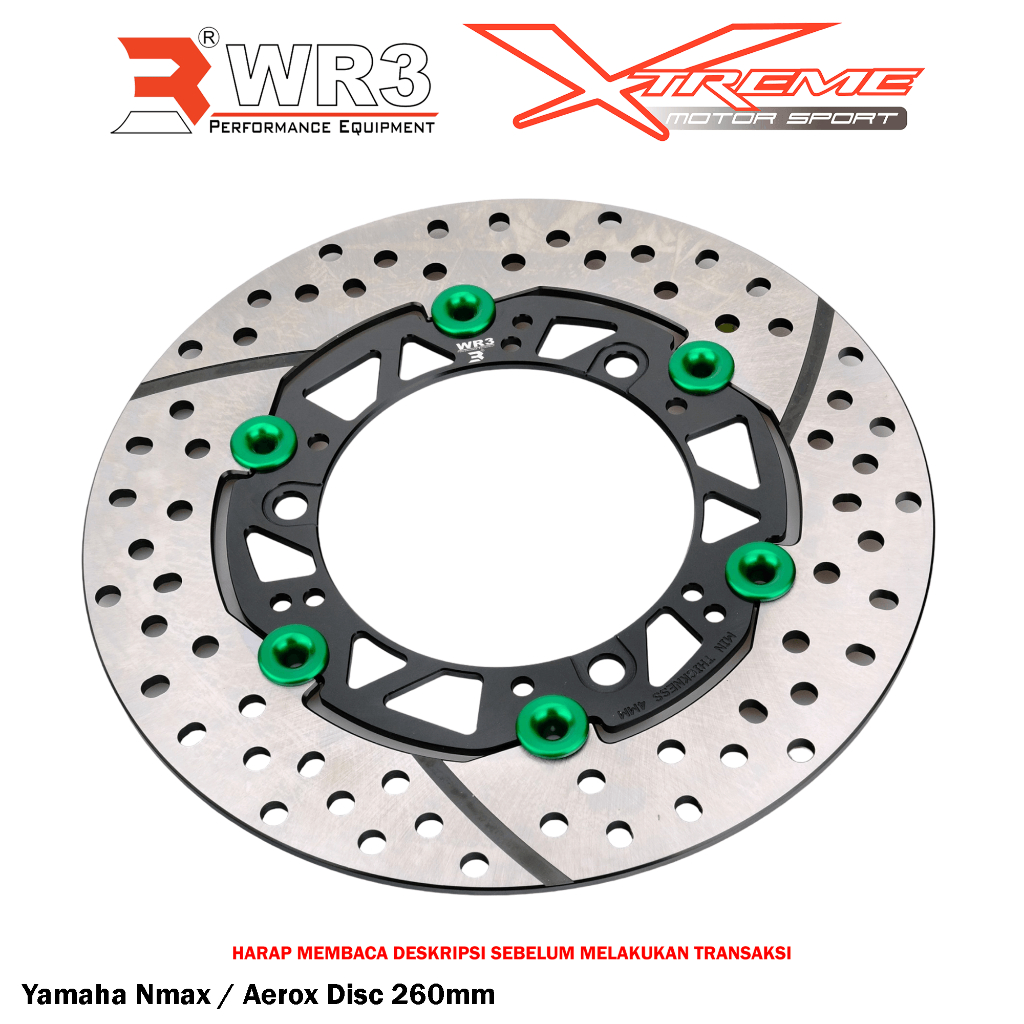 Disk Brake Cakram Piringan Depan WR3 Xmax 250 298mm / Nmax Aerox 260mm