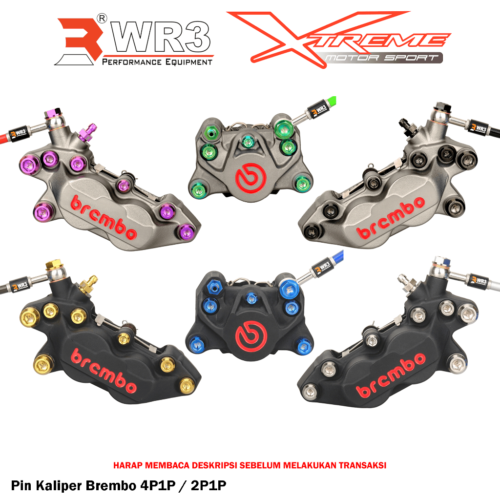Pin Tojosan Titanium WR3 For Kaliper Brembo 4P1P 2P1P 4 2 Piston 1 Pin