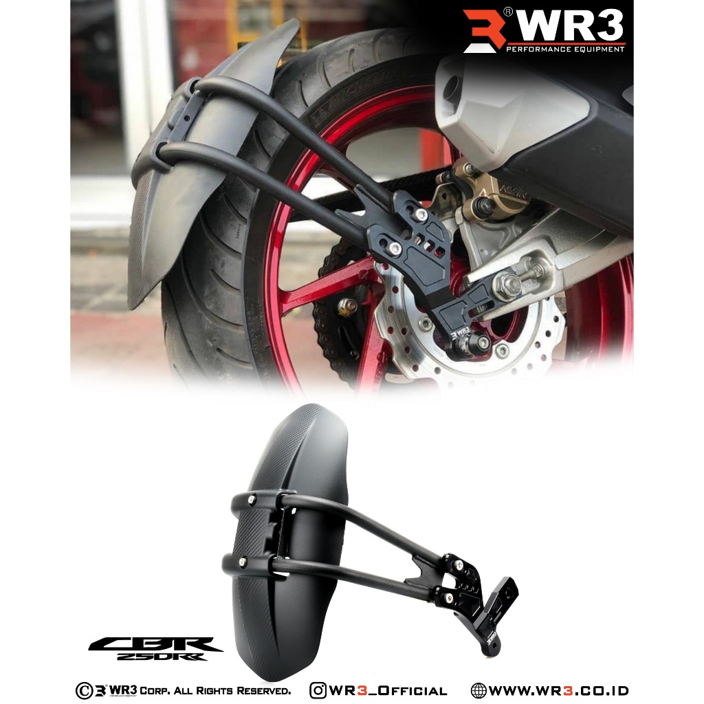 Mudguard Mud Guard WR3 CBR 250 RR Best Quality