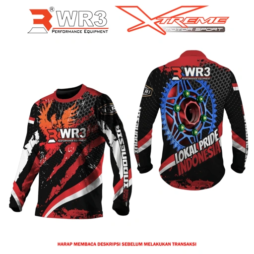 Image of Baju Kaos T-Shirt Tshirt Jersey Dewasa Pria WR3 Official Merchandise