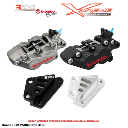 Image of Breket Kaliper WR3 With Br3mbo 4P ADV / CBR 250RR / NSR 150 SP / CB 150R K45R K45G / Vario / Scoopy / Beat