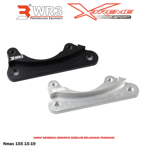 Image of Breket Kaliper Belakang WR3 For Untuk Kaliper Brembo 2P1P Nmax 155 / Xmax 250 / R25 / MT25 / R15 V3 / XSR 155 / MT15 / Tmax 530