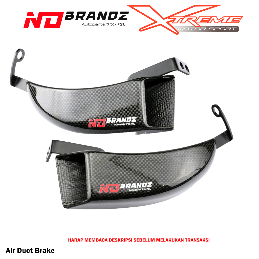 Air Duct Brake Carbon NO BRANDZ Universal Moge Double Kaliper / Disc