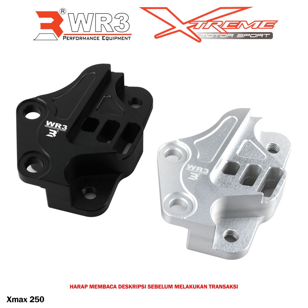 Breket Kaliper Depan WR3 For Untuk Kaliper Brembo 4P1P Xmax 250 Disc Standar / 300 mm
