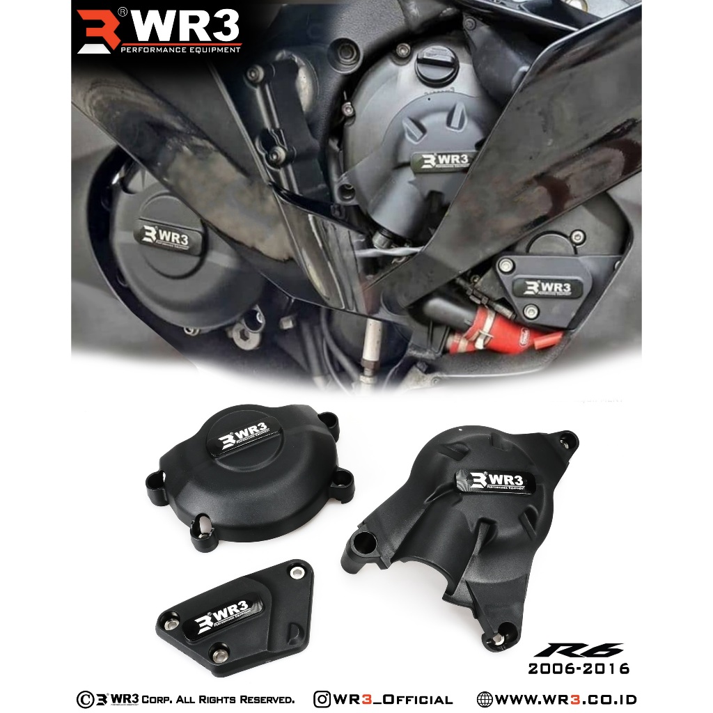 Cover Engine / Engine Guard WR3 Yamaha R6 2006-2020