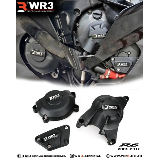 Image of Cover Engine / Engine Guard WR3 Yamaha R6 2006-2020
