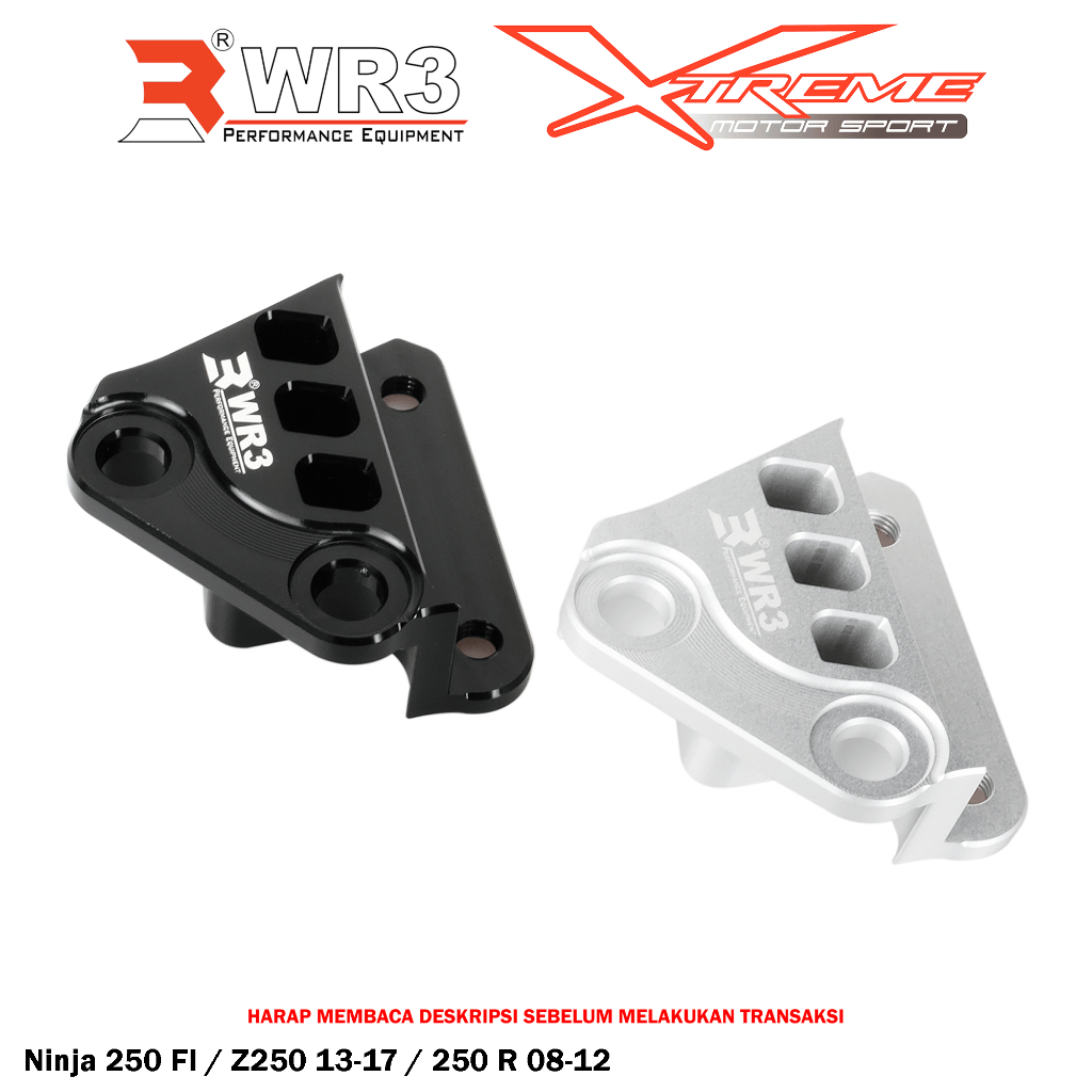 Breket Kaliper Depan WR3 For Untuk Kaliper Brembo 4P1P Ninja 250 FI OLD / NEW / 250R / 250 SL / Z250