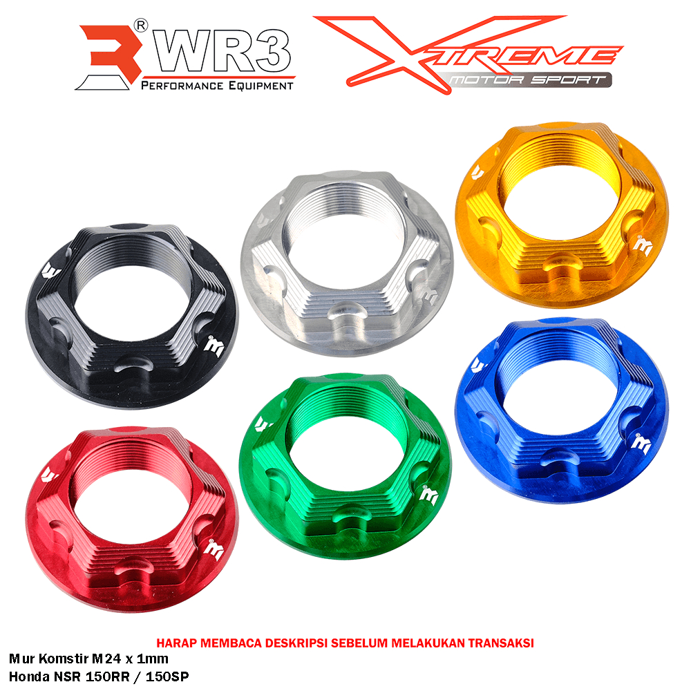 Mur Komstir WR3 ZX25R / ZX10R / ZX6R / R6 / R1 / GSX R 600 750 1000 / Ninja 250 Fi / CBR 250RR / 150R / NSR 150RR / 150SP