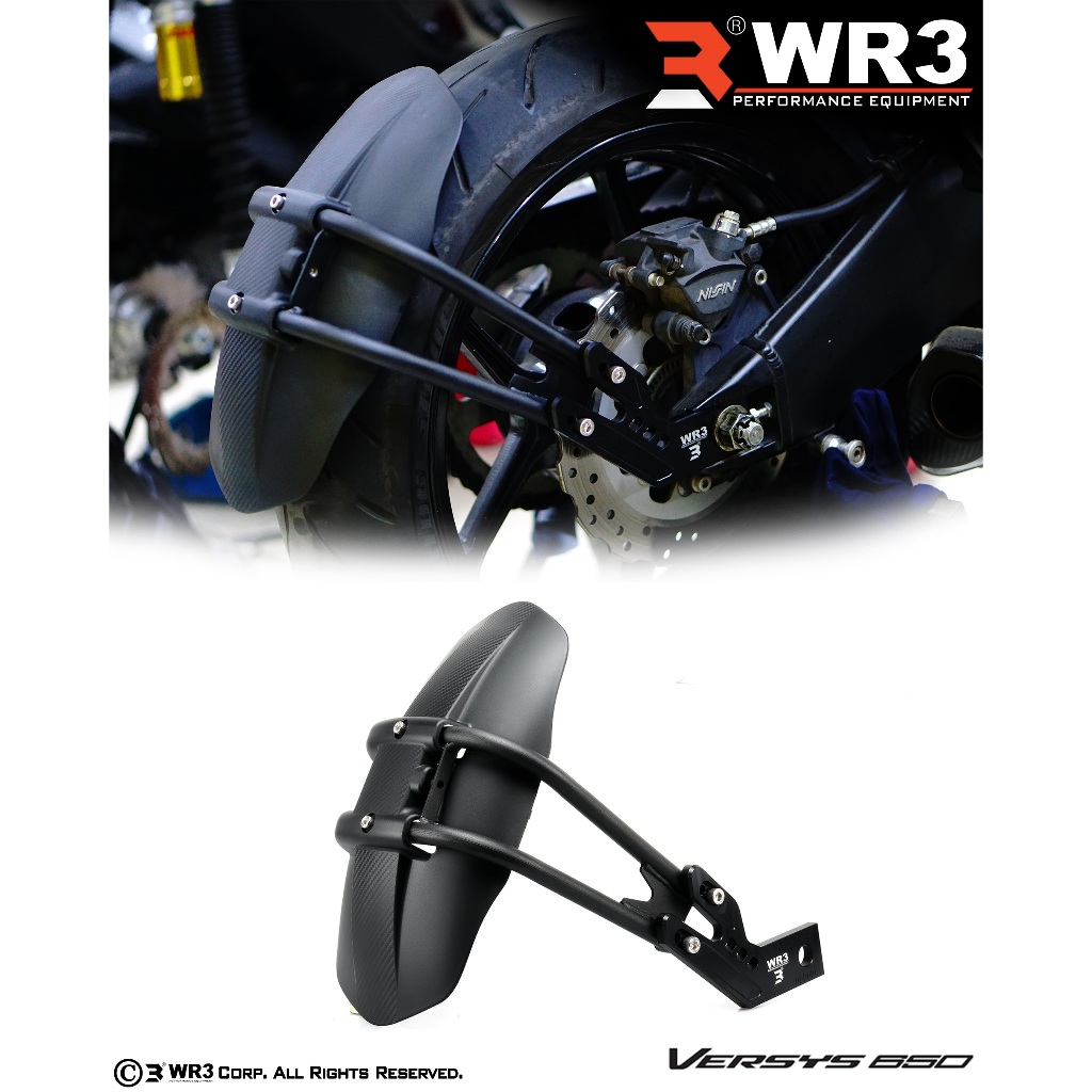Mudguard Mud Guard WR3 Kawasaki Versys 650 CC Original WR3 OfficiaL Product