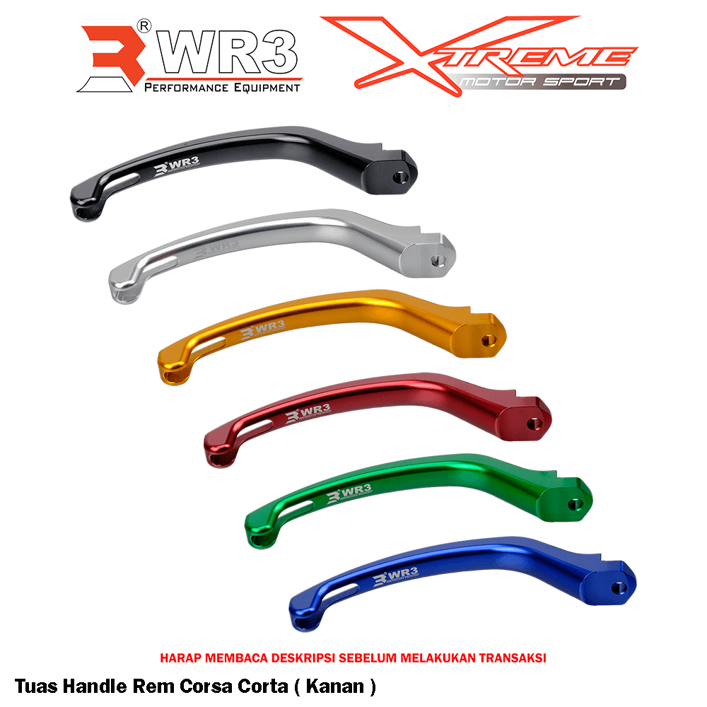 Tuas Handle Kopling / Rem / Half Lever Clutch / Brake WR3 For RCS / Corsa Corta / Galespeed