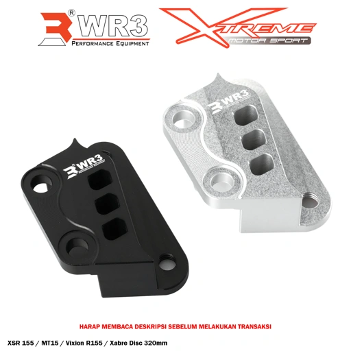Image of Breket Kaliper Depan WR3 For Untuk Kaliper Brembo 4P1P R25 / MT25 / R15 V3 / XSR 155 / MT15 / Xabre / Vixion R155