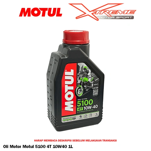 Image of Oli Mesin Motor Motul Ester 7100 / 5100 4T 10W40 1 Litre Full Synthetic