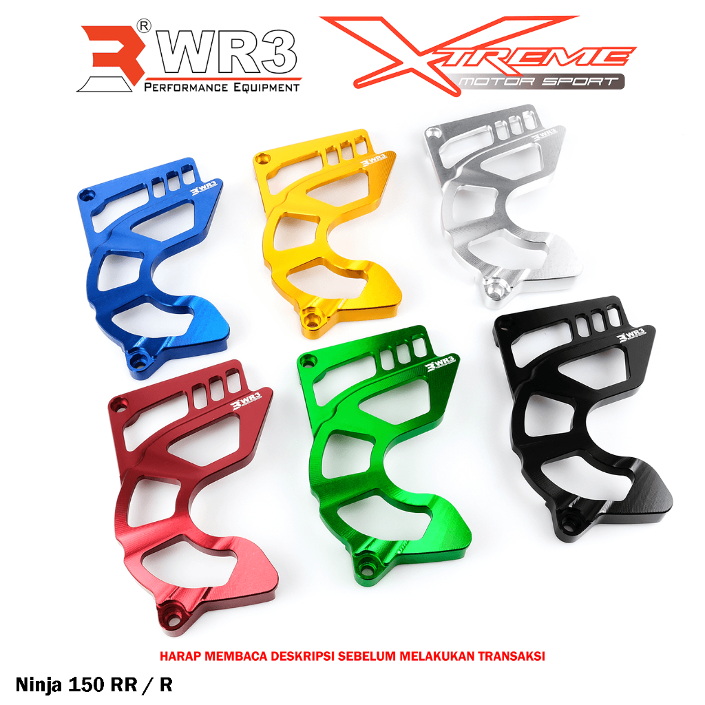 Cover Gear / Pelindung Gear Depan WR3 Ninja 150 R / Ninja 150 RR / NSR 150 RR / SP 150RR 150SP