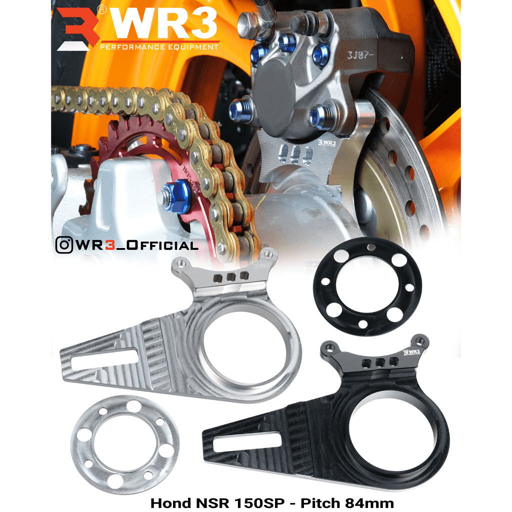Breket Kaliper WR3 With Br3mbo 2P CBR 1000RR / MT09 / Tracer 09 / XSR 900 / Z900 / RS / ZX14R / NSR 150SP