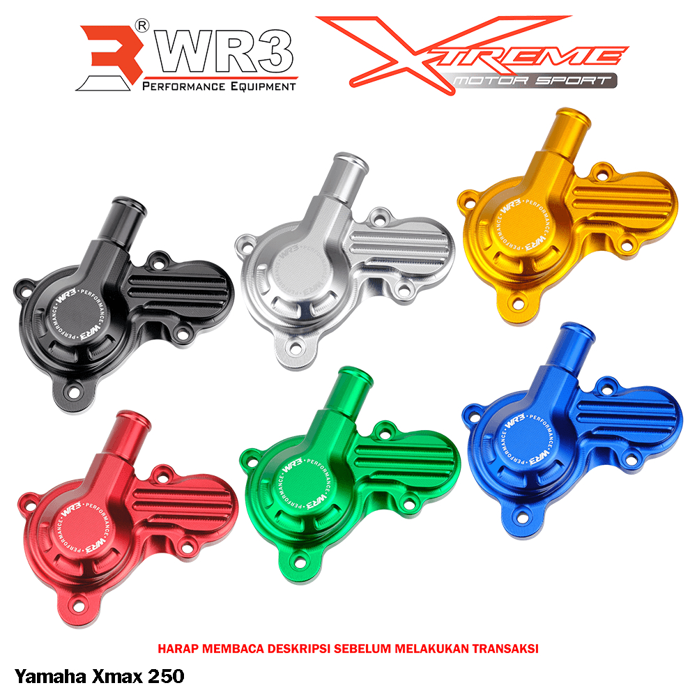 Cover Tutup Water Pump Waterpump WR3 Ninja 150RR 150 RR / Xmax 250